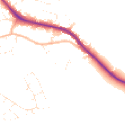 Daytime road noise heatmap for GL53 8QG