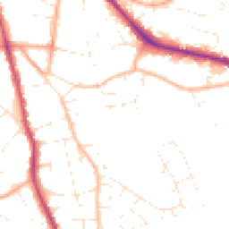 Daytime road noise heatmap for GL53 8QT