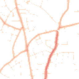 Daytime road noise heatmap for GL53 9EZ