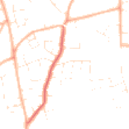 Daytime road noise heatmap for GL53 9LA
