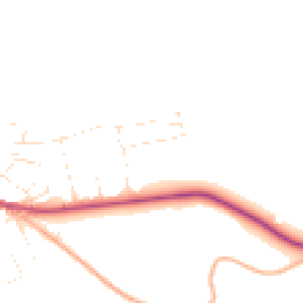 Daytime road noise heatmap for GL54 1BG