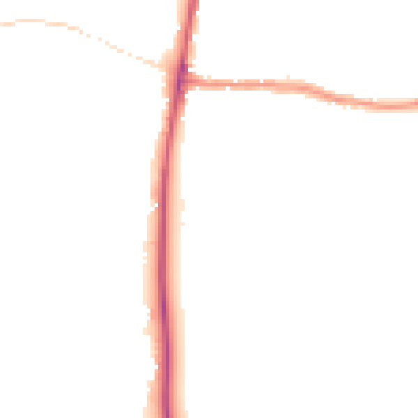Night-time road noise heatmap for GL54 1FN