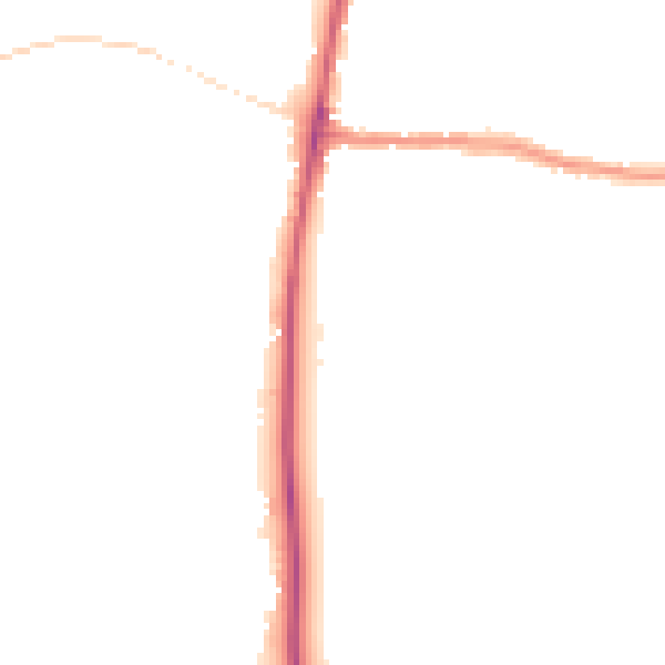 Night-time road noise heatmap for GL54 1FQ