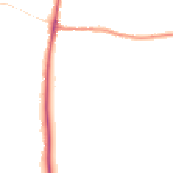 Night-time road noise heatmap for GL54 1FR