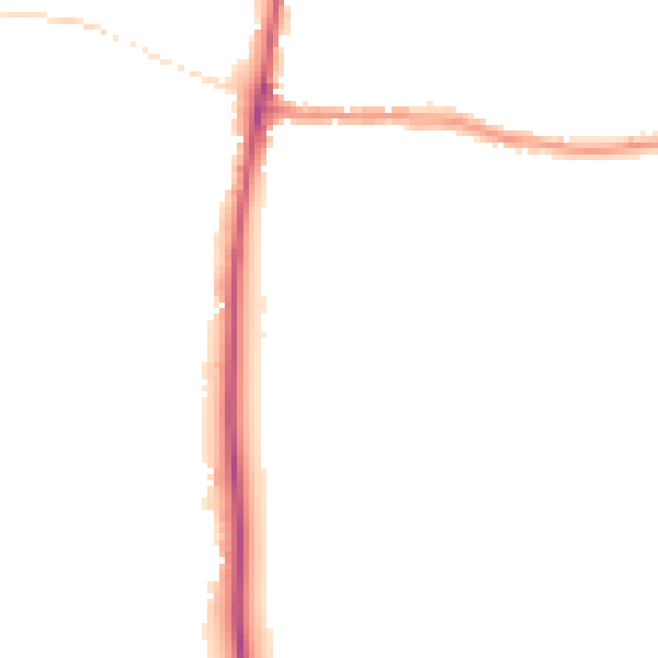 Night-time road noise heatmap for GL54 1FX