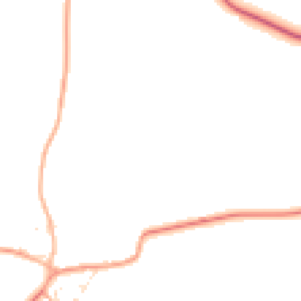 Daytime road noise heatmap for GL54 1LE