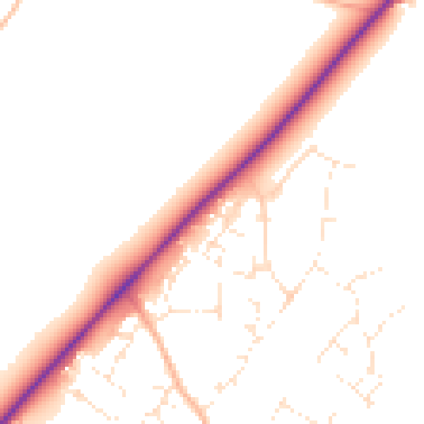Daytime road noise heatmap for GL54 2GB