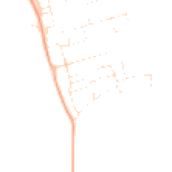 Daytime road noise heatmap for GL54 2GP