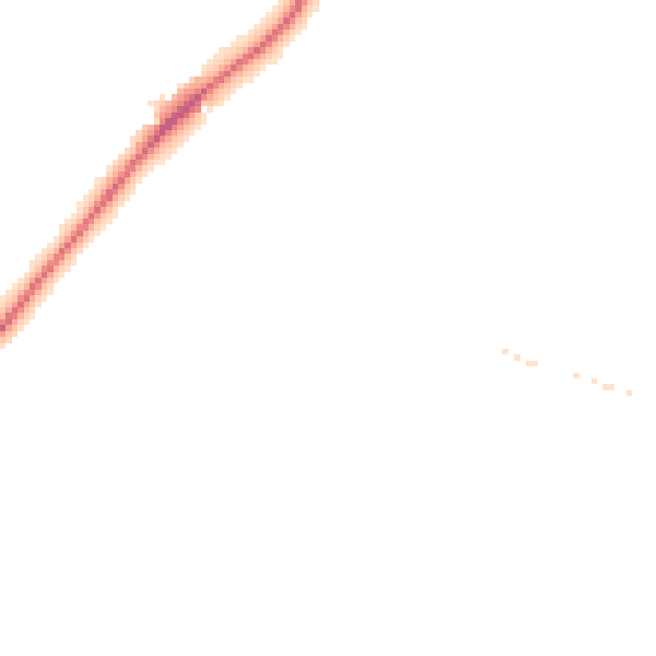 Night-time road noise heatmap for GL54 3HL
