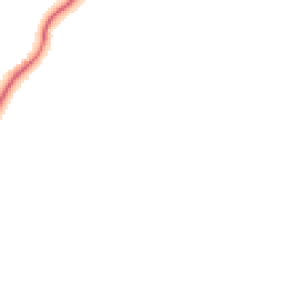 Night-time road noise heatmap for GL54 3LD