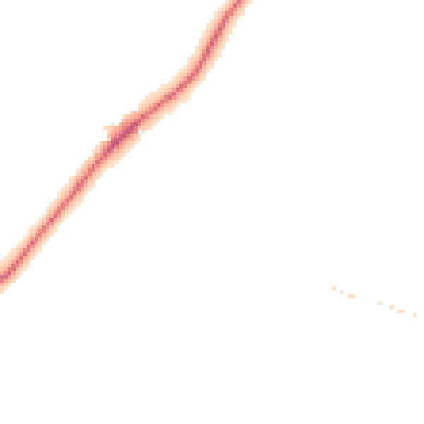 Night-time road noise heatmap for GL54 3PA