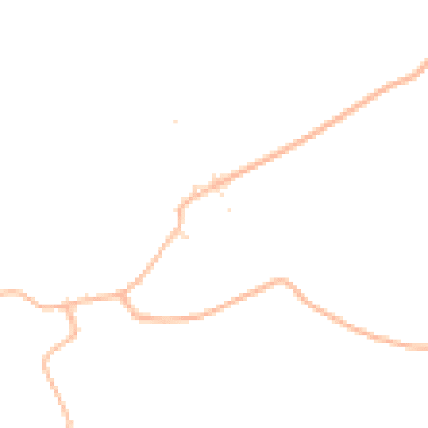 Daytime road noise heatmap for GL54 4DG
