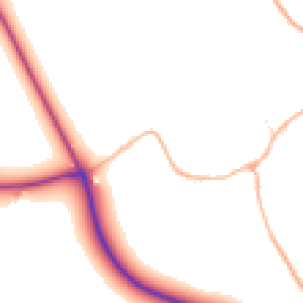 Daytime road noise heatmap for GL54 4HU