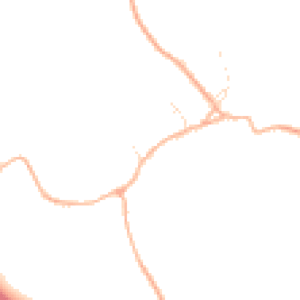 Daytime road noise heatmap for GL54 4JD