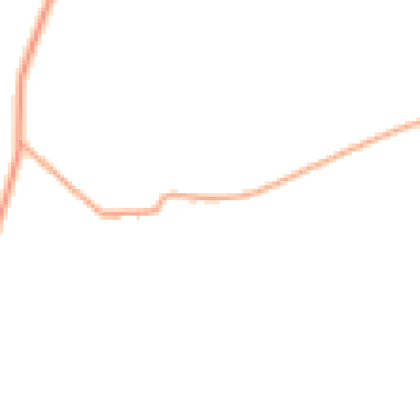Daytime road noise heatmap for GL54 4NS