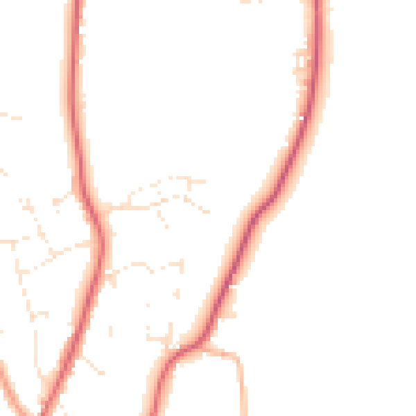 Daytime road noise heatmap for GL54 5GH