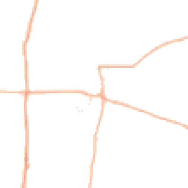Daytime road noise heatmap for GL54 5XG