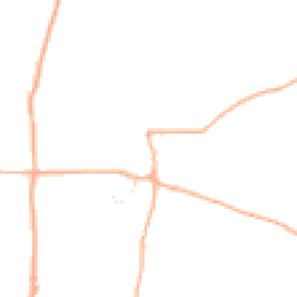 Daytime road noise heatmap for GL54 5XH