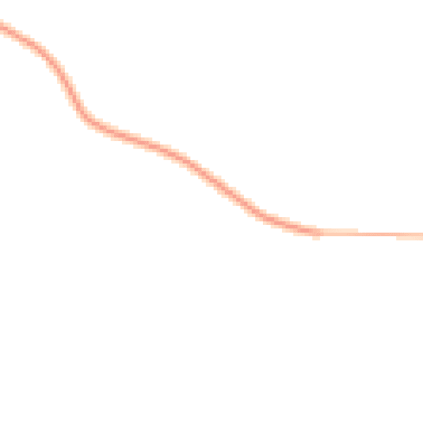 Daytime road noise heatmap for GL55 6BZ