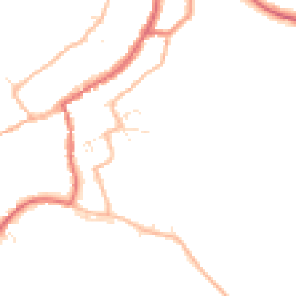 Daytime road noise heatmap for GL55 6DD