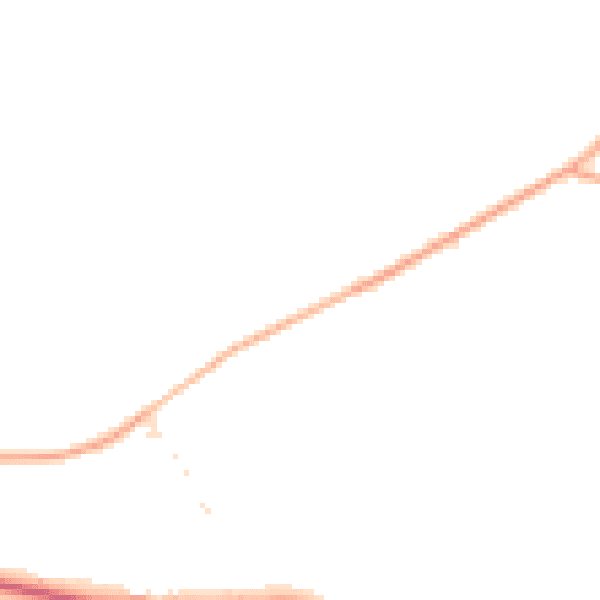 Daytime road noise heatmap for GL55 6LG
