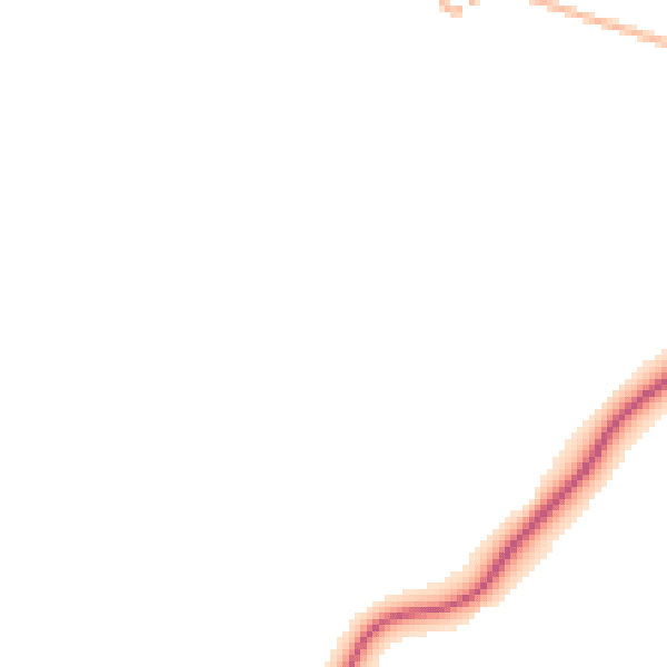 Daytime road noise heatmap for GL55 6PY