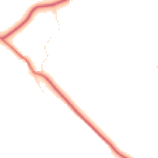 Daytime road noise heatmap for GL55 6QD
