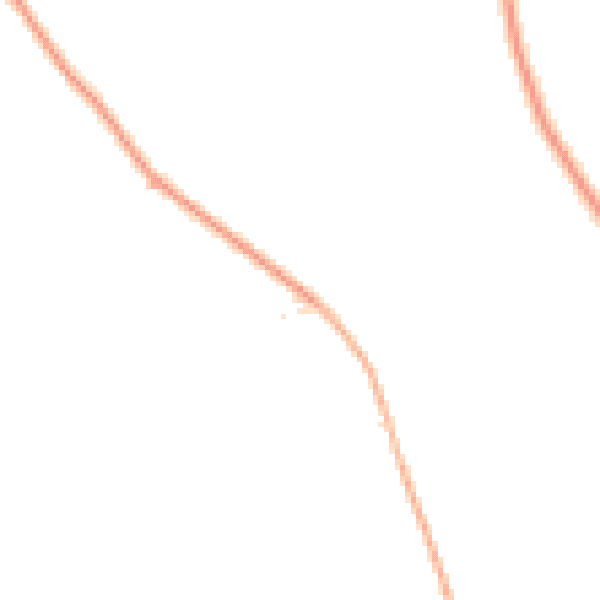 Daytime road noise heatmap for GL55 6SQ