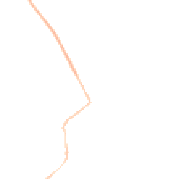 Night-time road noise heatmap for GL55 6TA