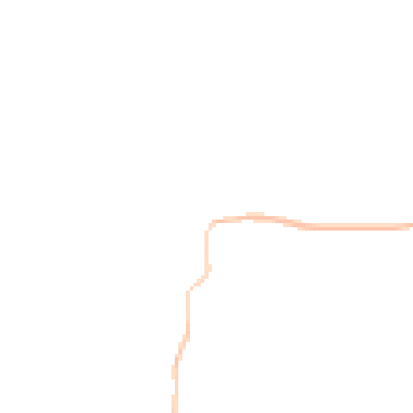 Night-time road noise heatmap for GL55 6XT