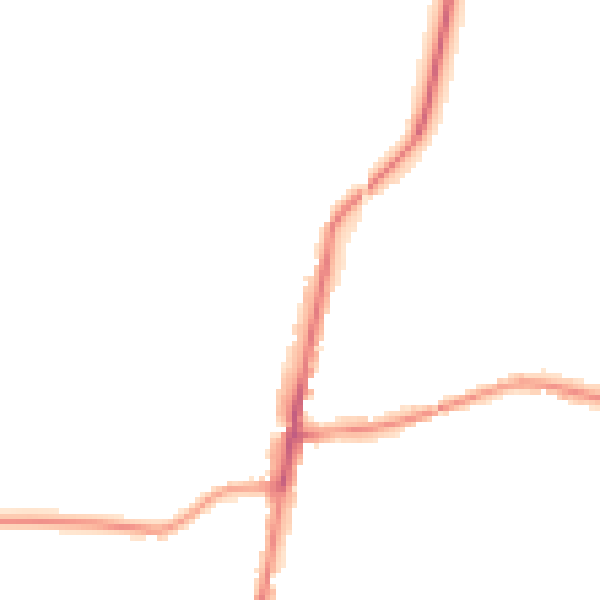 Night-time road noise heatmap for GL56 0AD