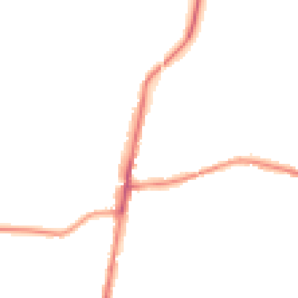 Night-time road noise heatmap for GL56 0AS