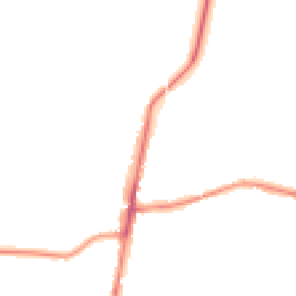 Night-time road noise heatmap for GL56 0AT