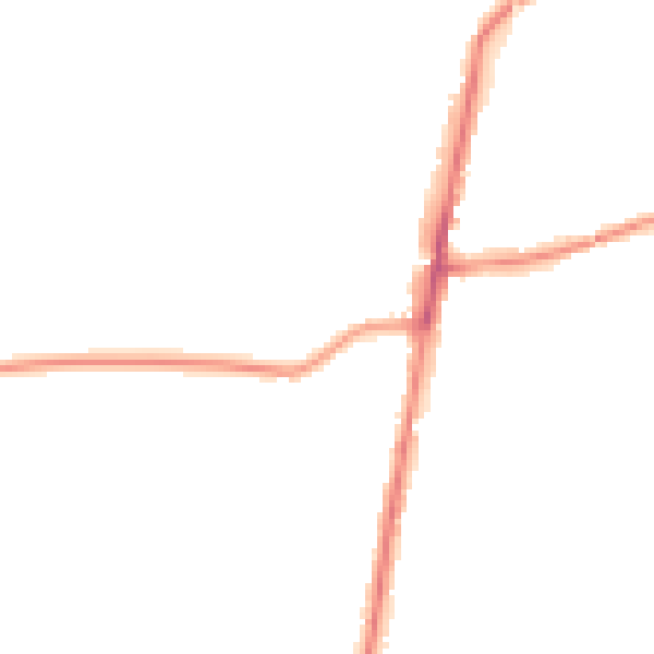 Night-time road noise heatmap for GL56 0BG