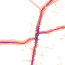 Daytime road noise heatmap for GL56 0DA