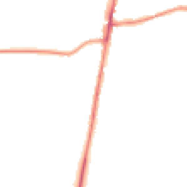 Night-time road noise heatmap for GL56 0EG