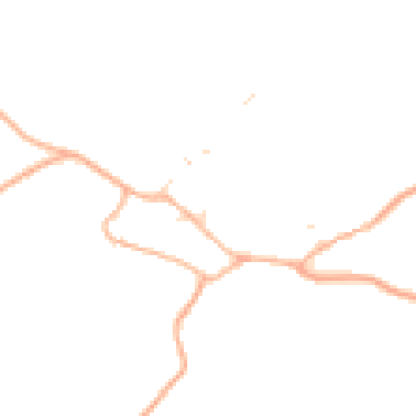 Daytime road noise heatmap for GL56 0TR