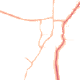 Daytime road noise heatmap for GL56 9BG