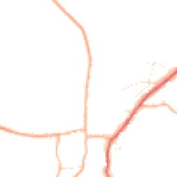 Daytime road noise heatmap for GL56 9BZ