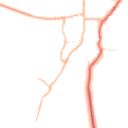 Daytime road noise heatmap for GL56 9EY