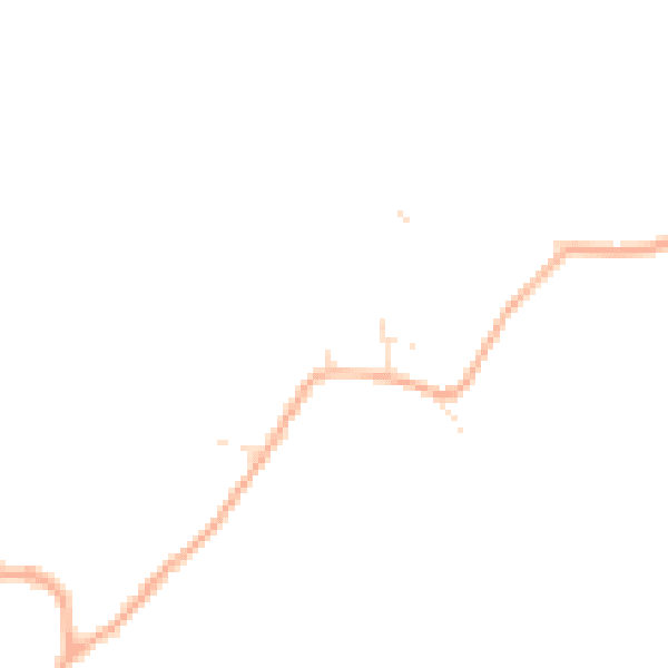 Daytime road noise heatmap for GL56 9PE