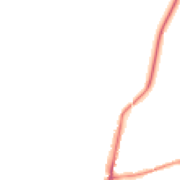 Night-time road noise heatmap for GL56 9QA