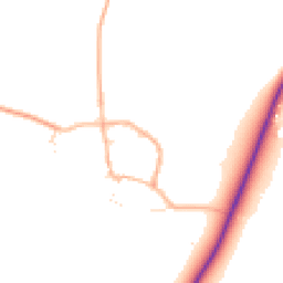 Daytime road noise heatmap for GL56 9SL