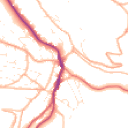 Daytime road noise heatmap for GL6 0BA