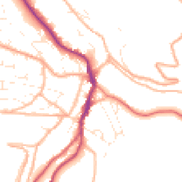 Daytime road noise heatmap for GL6 0BL