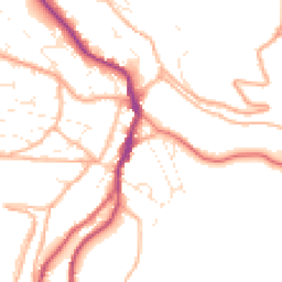 Daytime road noise heatmap for GL6 0BP