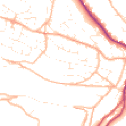 Daytime road noise heatmap for GL6 0DR