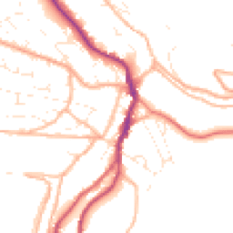 Daytime road noise heatmap for GL6 0DU