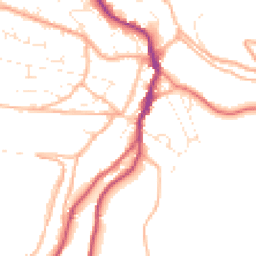 Daytime road noise heatmap for GL6 0LR