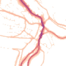 Daytime road noise heatmap for GL6 0RN